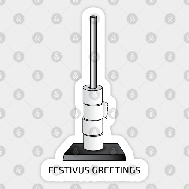 Festivus Greetings Sticker by bastardcard